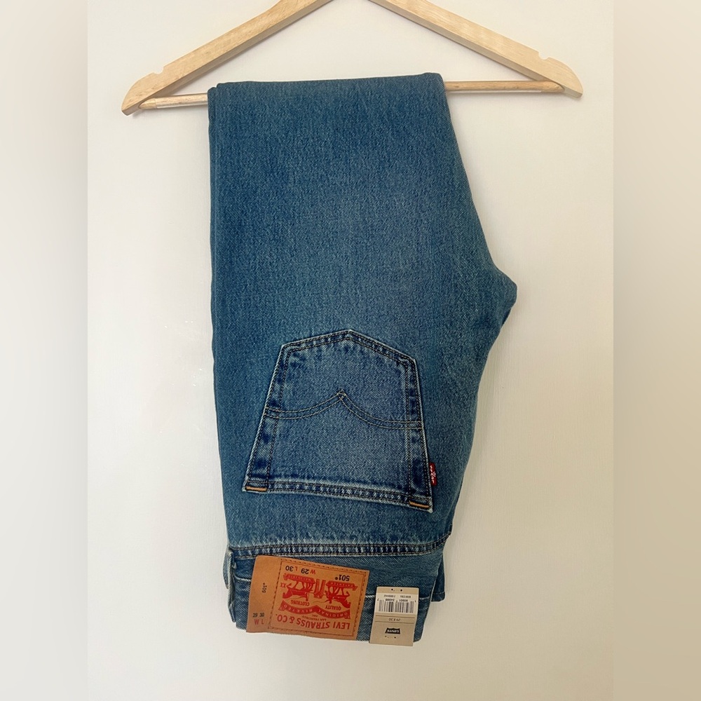 Levi's Blue Straight Leg Jeans Classic Denim
